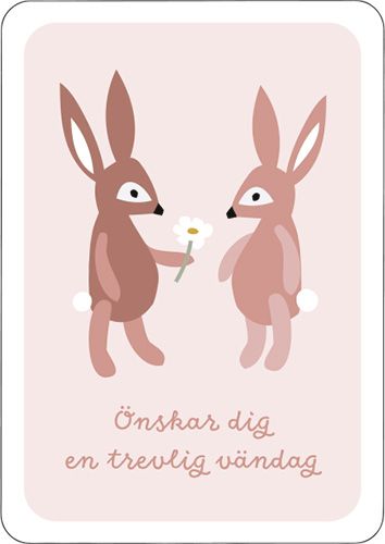Ystävänpäiväkortti ruotsinkielinen Satu Dolk