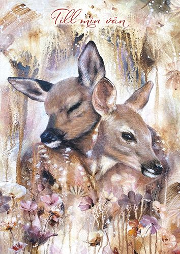 Ystävänpäiväkortti Mainelakeus ruotsinkielinen