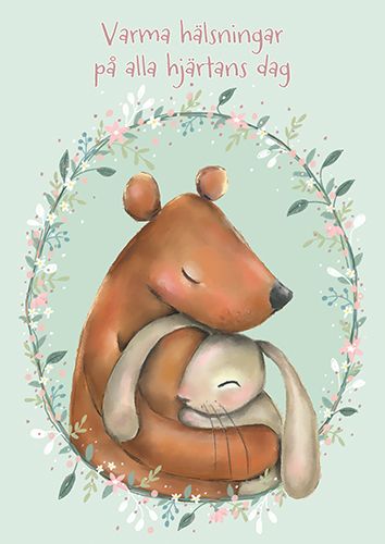 Ystävänpäiväkortti Mutturalla ruotsinkielinen