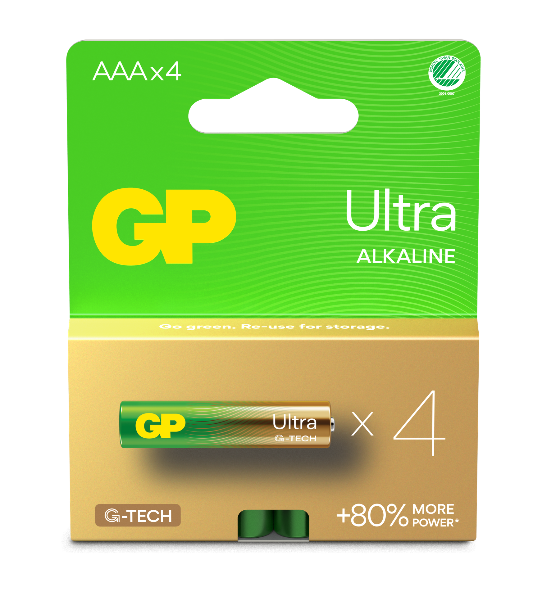 GP Ultra Alkaliparisto AAA LR03 4kpl