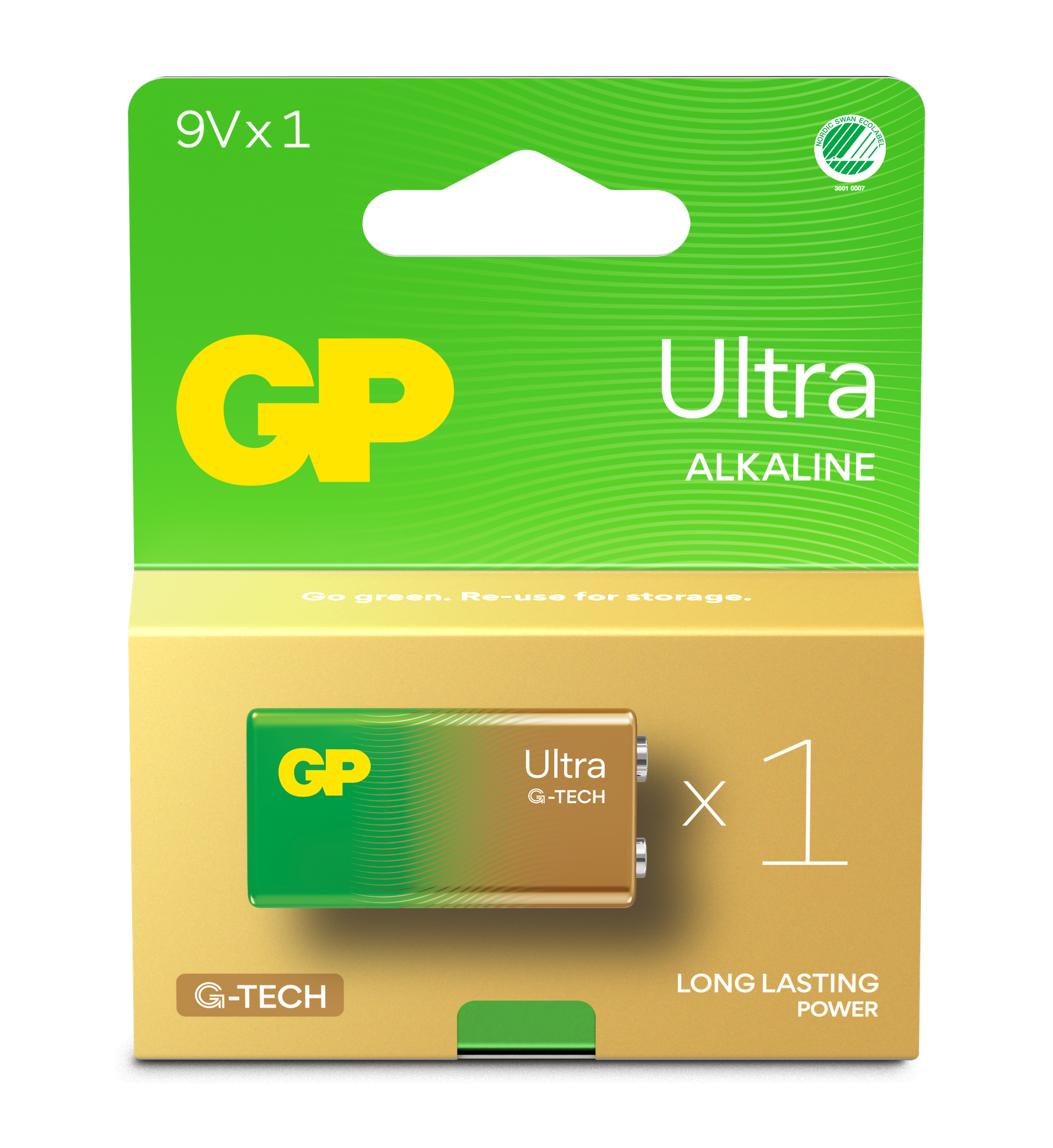 GP Ultra Alkaliparisto 9V 1604 1kpl