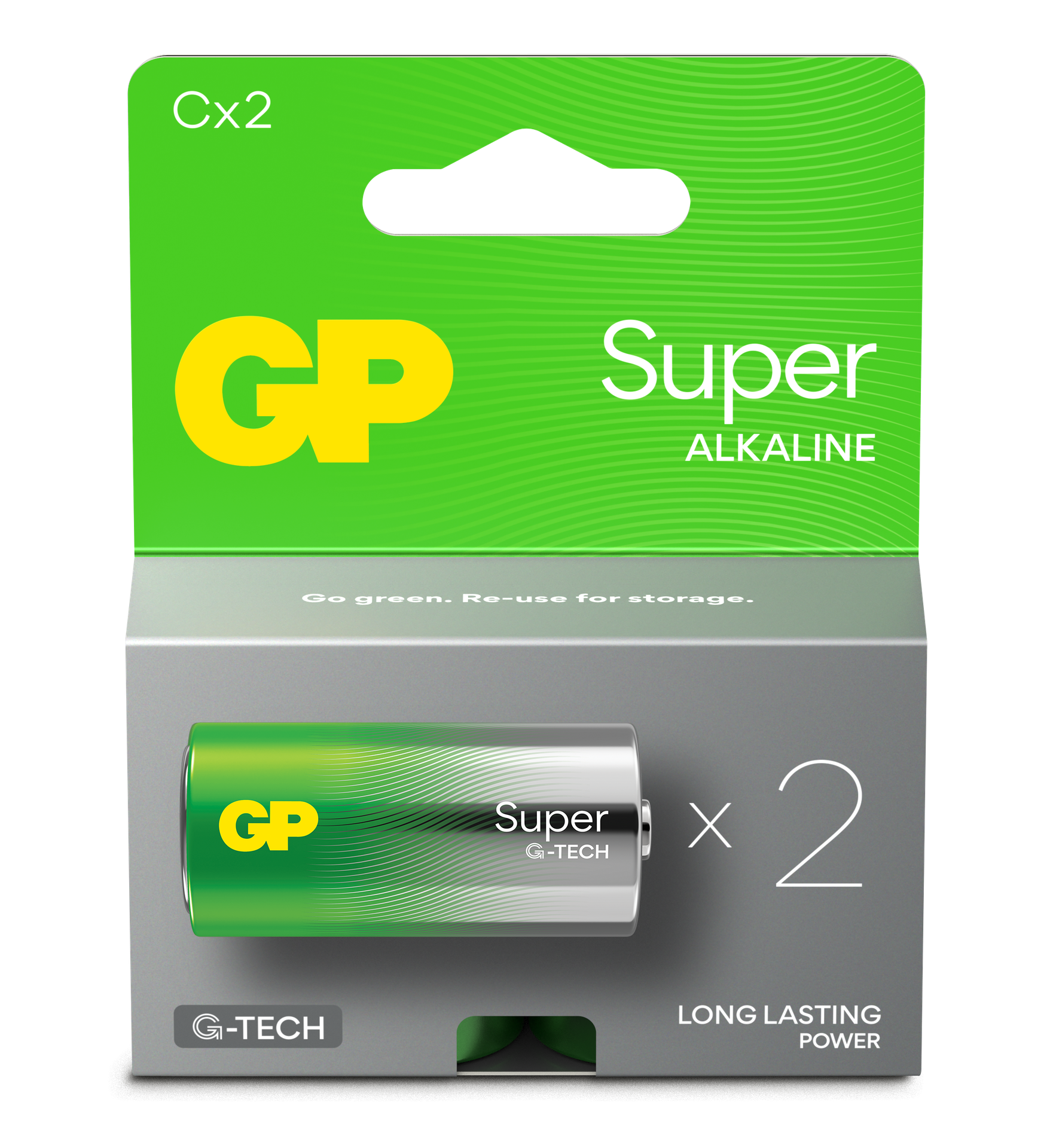 GP Super Alkaliparisto C LR14 2kpl