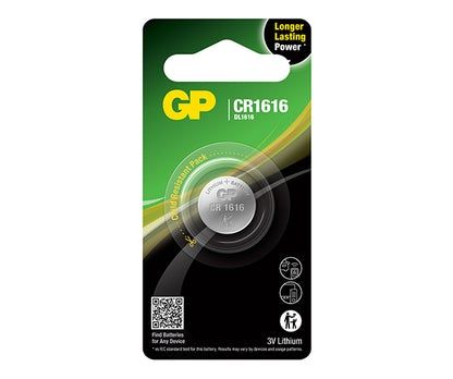 GP Lithium nappiparisto CR1616 1kpl