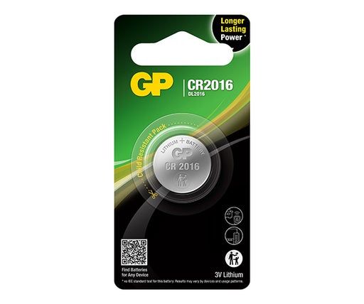 GP Lithium nappiparisto CR2016 1kpl