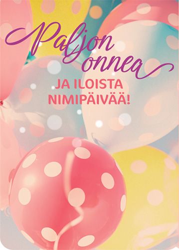 Postikortti nimipäivä lapset Hallmark
