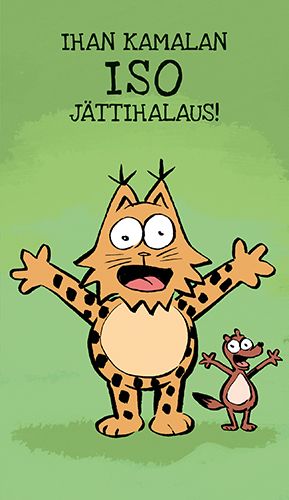 2-osainen kortti Kamala luonto