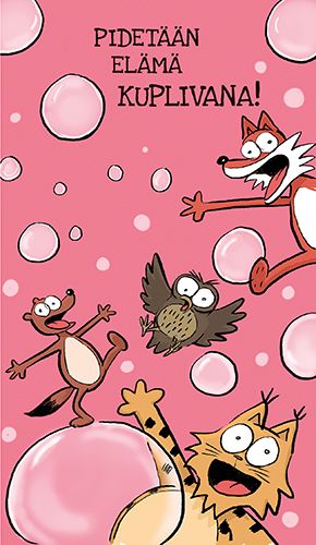 2-osainen kortti Kamala luonto