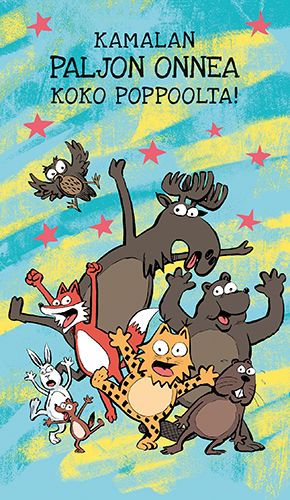 2-osainen kortti Kamala luonto