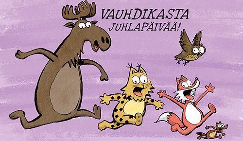 2-osainen kortti Kamala luonto