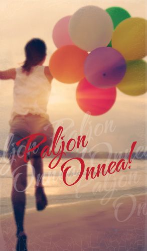 2-osainen nuorten onnittelukortti