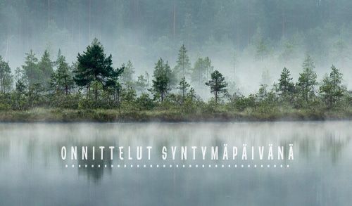 2-osainen syntymäpäiväkortti