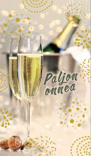 2-osainen onnittelukortti