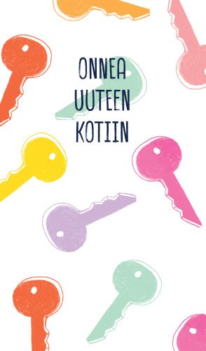 2-osainen kortti uusi koti Hallmark