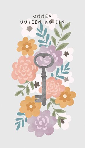 2-osainen kortti uusi koti