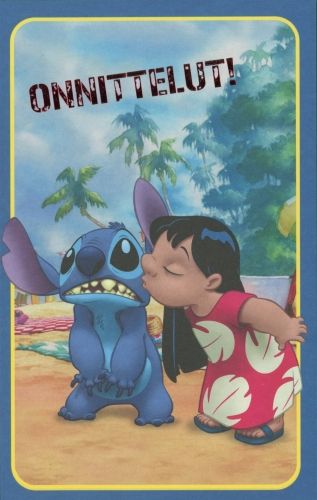 2-osainen kortti Disney