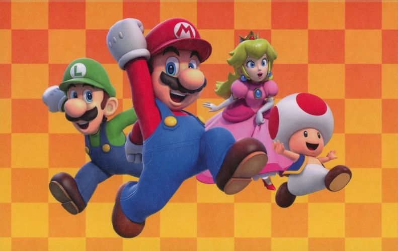 2-osainen kortti Super Mario