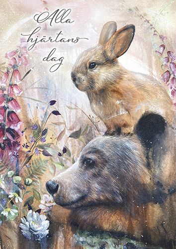 Ystävänpäiväkortti Mainelakeus ruotsinkielinen