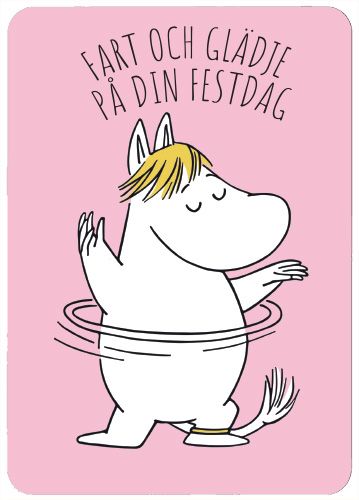 Postikortti Muumi ruotsinkielinen