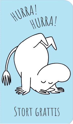 2-osainen Muumikortti ruotsinkielinen