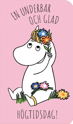 2-osainen Muumikortti ruotsinkielinen