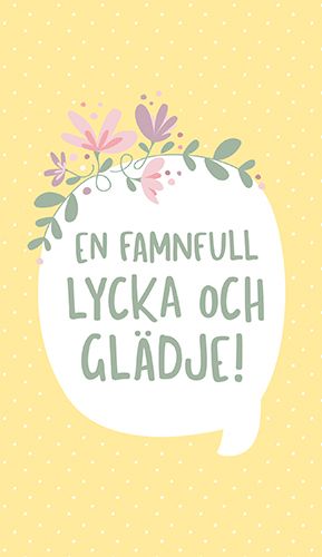 2-osainen kortti ruotsinkielinen NinniMoi