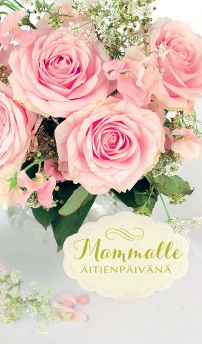 2-osainen äitienpäiväkortti Mamma Jorma Jämsen