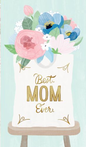 2-osainen äitienpäiväkortti englanninkielinen Hallmark