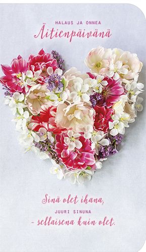 2-osainen äitienpäiväkortti Ilona Pietiläinen