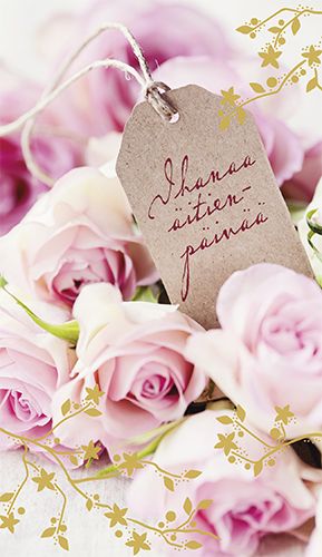 2-osainen äitienpäiväkortti