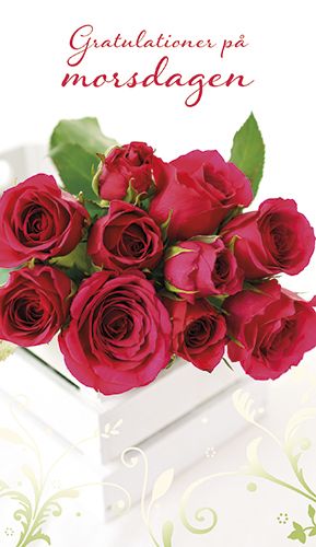 2-osainen äitienpäiväkortti ruotsinkielinen