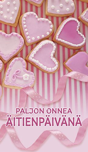 2-osainen äitienpäiväkortti