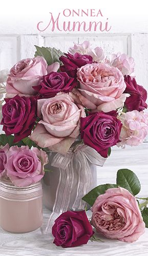 2-osainen äitienpäiväkortti Mummi