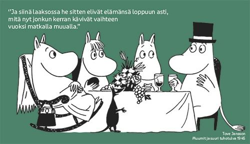 2-osainen kortti Muumi