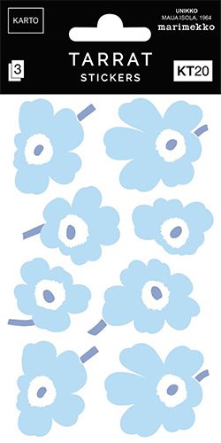 Tarra KT20 Marimekko Unikko vaaleansininen
