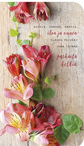 2-osainen onnittelukortti Ilona Pietiläinen