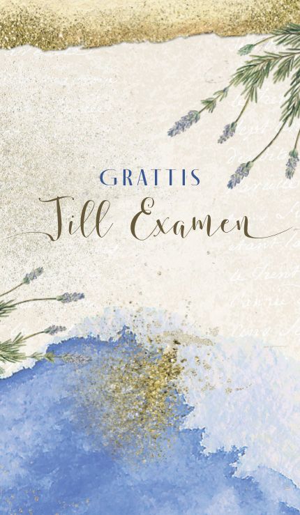 2-osainen valmistumiskortti ruotsinkielinen Kaisa Rekinen