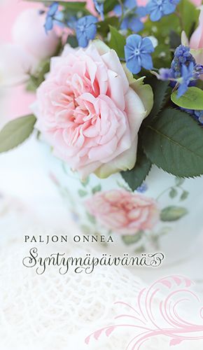 2-osainen syntymäpäiväkortti Sari Savela