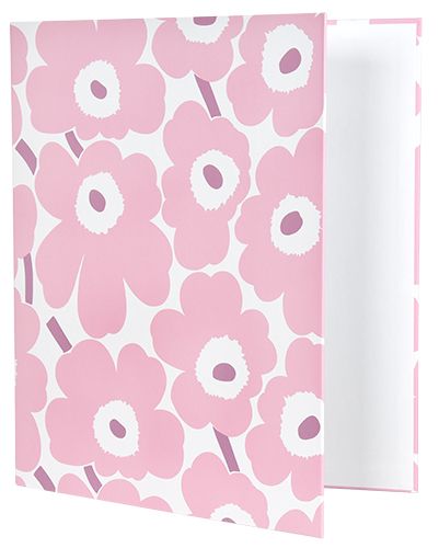 Rengaskansio 4 cm Marimekko Unikko vaaleanpunainen