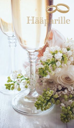 2-osainen hääkortti