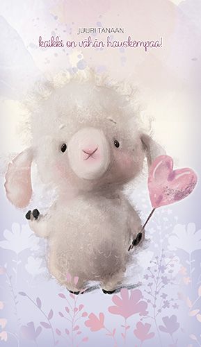 2-osainen lasten onnittelukortti