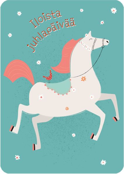 Postikortti lasten onnittelu Kaisa Rekinen