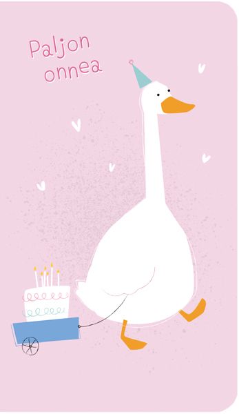 2-osainen lasten onnittelukortti Kaisa Rekinen