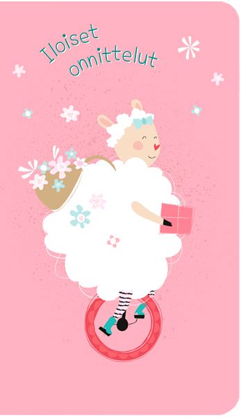 2-osainen lasten onnittelukortti Kaisa Rekinen