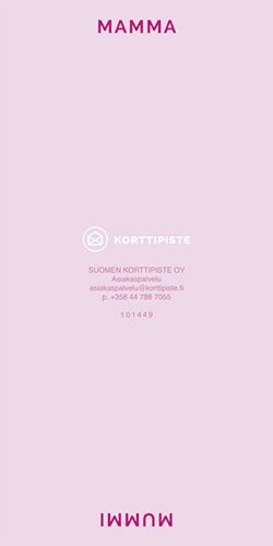 Riviopaste 1 lokero Mamma-Mummi-Mummo-Mummu