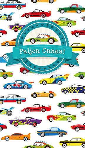 2-osainen lasten onnittelukortti