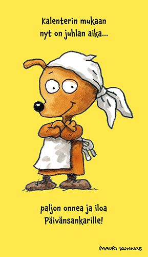 2-osainen kortti Mauri Kunnas