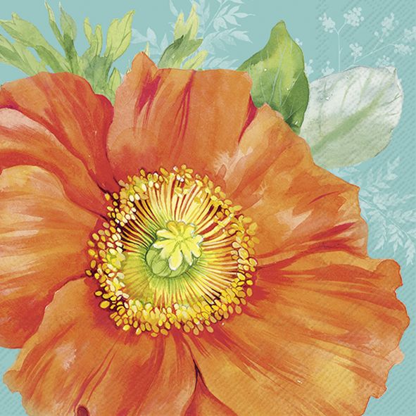 JONI turquoise lautasliina 25 cm