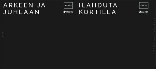 Hyrrähattu Arkeen ja juhlaan-Ilahduta kortilla