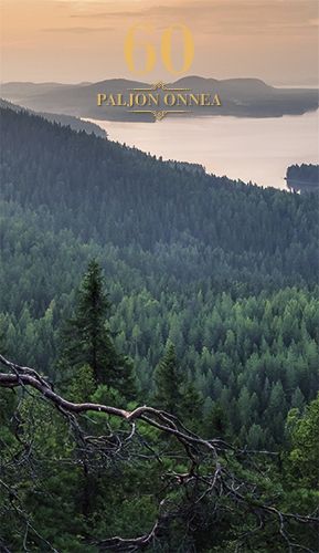 2-osainen onnittelukortti 60 v