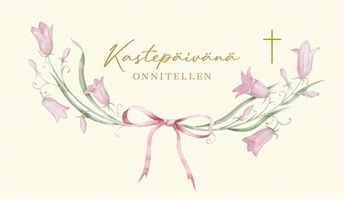 2-osainen kastekortti